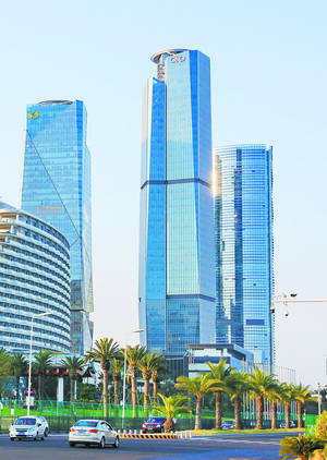 图为厦门建发大厦.(王协云 摄)